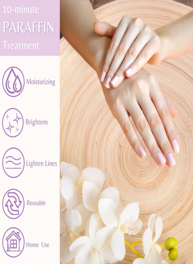 KmaxShip 10-Minute Paraffin Hand Treatment, Home Hand Wax Spa Treatment Gloves, Rose, One-Pair - Image 3